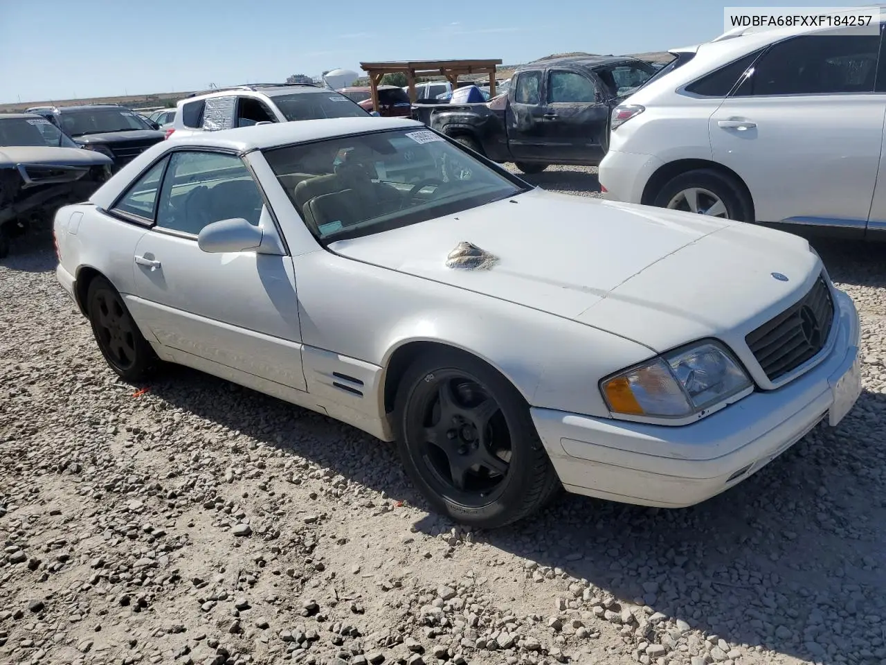 1999 Mercedes-Benz Sl 500 VIN: WDBFA68FXXF184257 Lot: 59099755