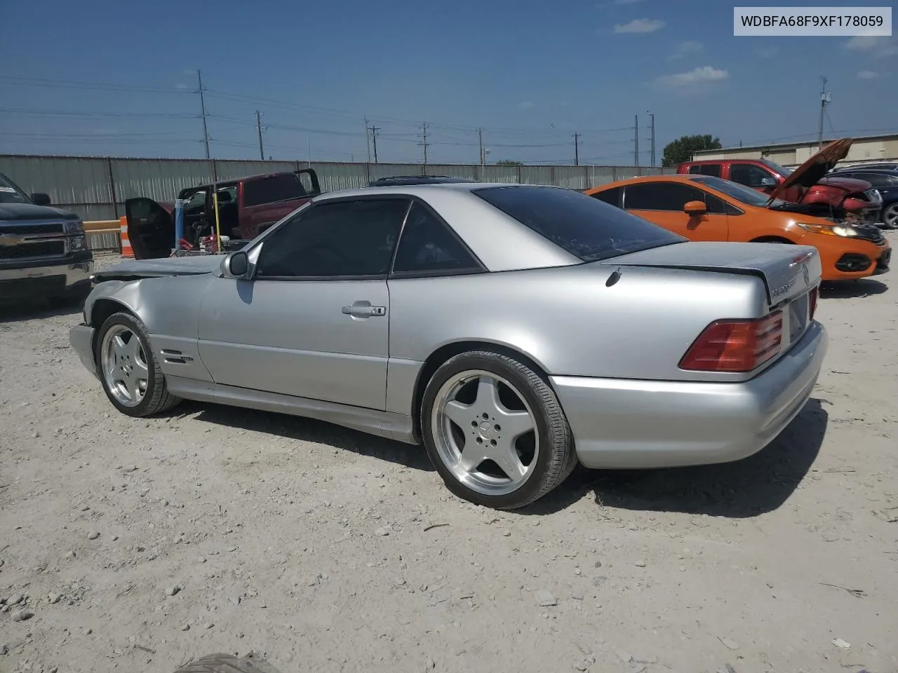 1999 Mercedes-Benz Sl 500 VIN: WDBFA68F9XF178059 Lot: 63185914