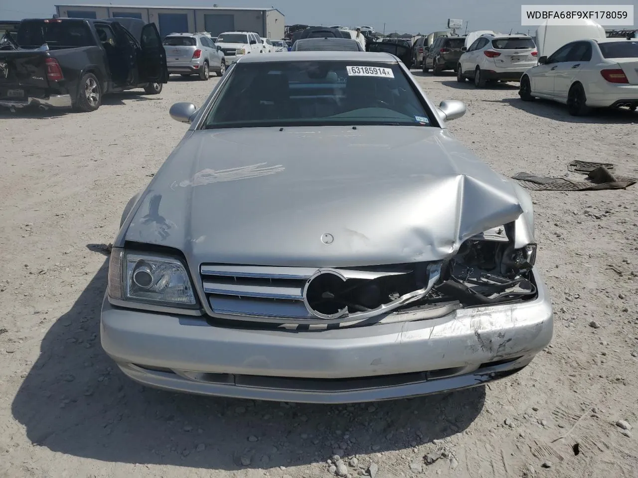 1999 Mercedes-Benz Sl 500 VIN: WDBFA68F9XF178059 Lot: 63185914