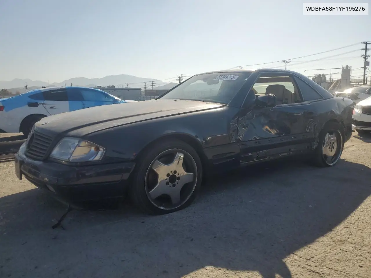 2000 Mercedes-Benz Sl 500 VIN: WDBFA68F1YF195276 Lot: 53741015