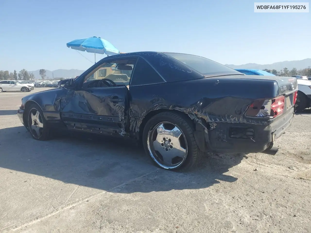 2000 Mercedes-Benz Sl 500 VIN: WDBFA68F1YF195276 Lot: 53741015