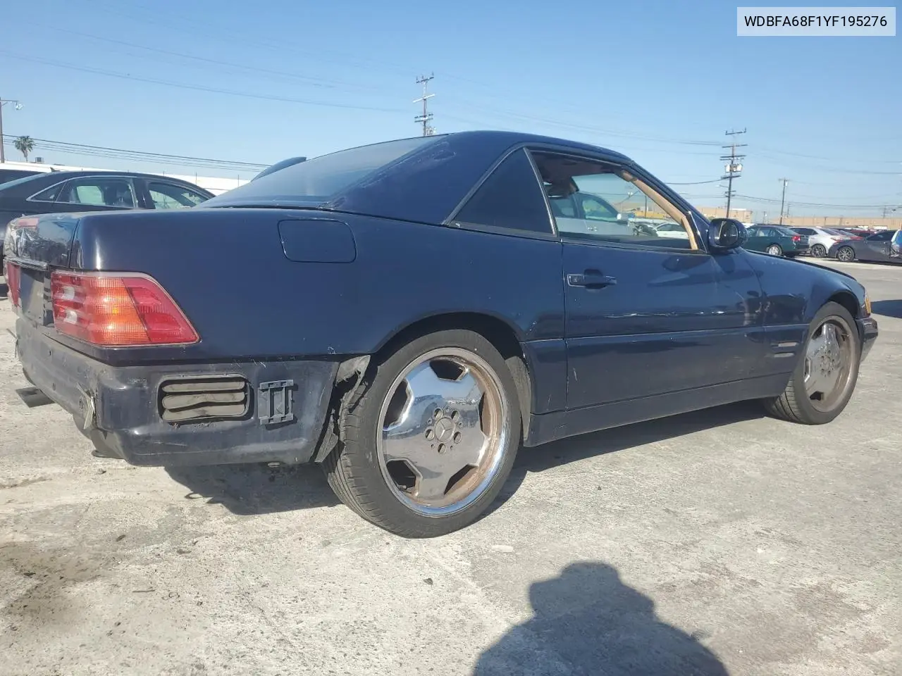 2000 Mercedes-Benz Sl 500 VIN: WDBFA68F1YF195276 Lot: 53741015