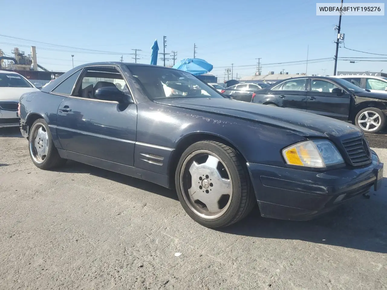 2000 Mercedes-Benz Sl 500 VIN: WDBFA68F1YF195276 Lot: 53741015