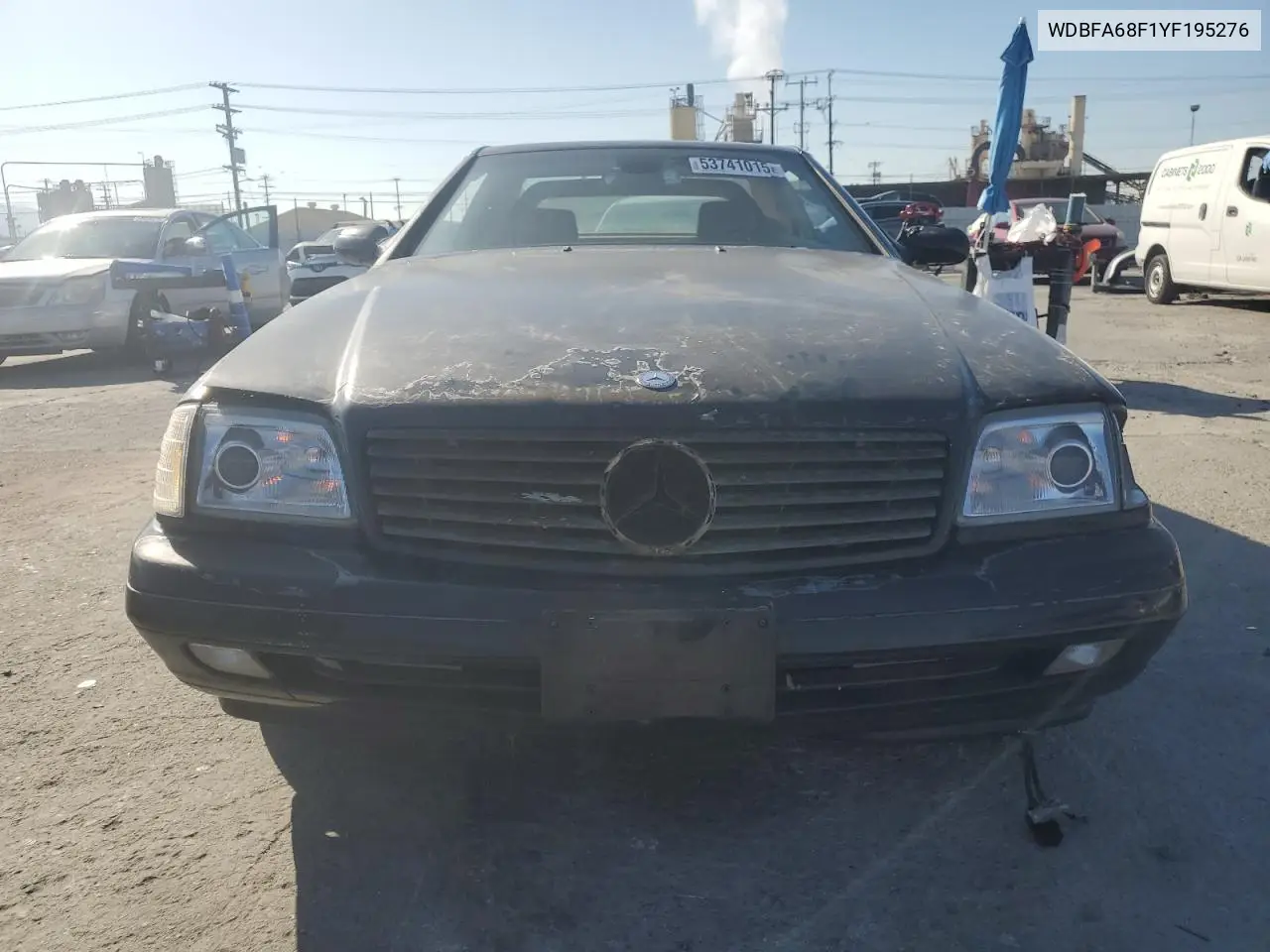 2000 Mercedes-Benz Sl 500 VIN: WDBFA68F1YF195276 Lot: 53741015