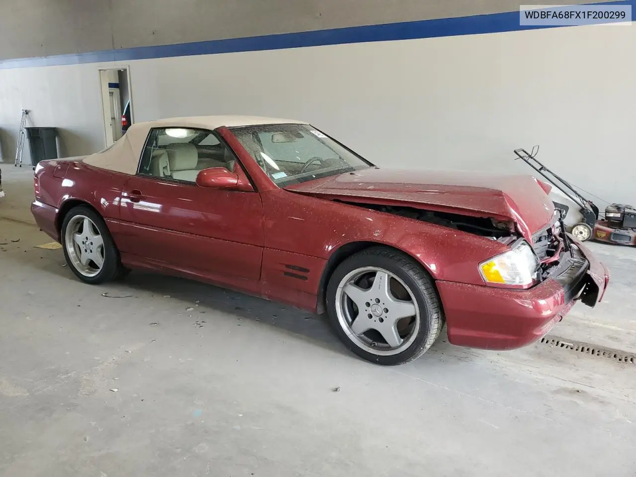 2001 Mercedes-Benz Sl 500 VIN: WDBFA68FX1F200299 Lot: 54422115