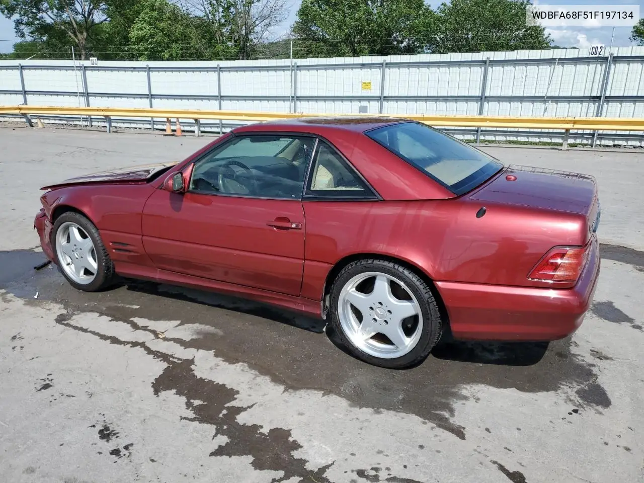 2001 Mercedes-Benz Sl 500 VIN: WDBFA68F51F197134 Lot: 55603755