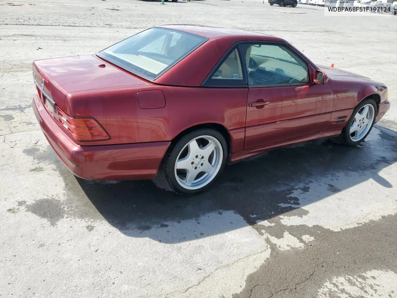 2001 Mercedes-Benz Sl 500 VIN: WDBFA68F51F197134 Lot: 55603755