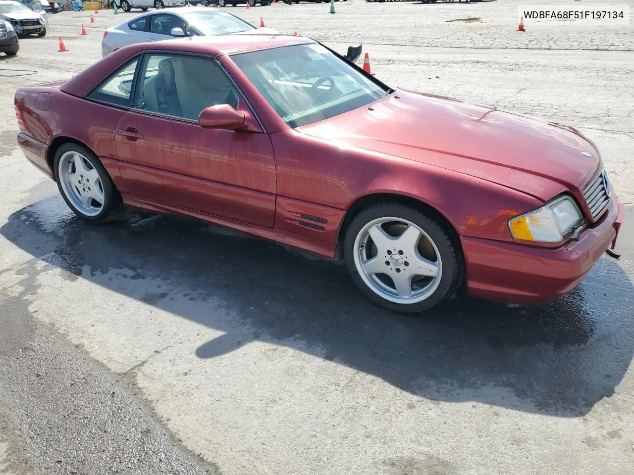 2001 Mercedes-Benz Sl 500 VIN: WDBFA68F51F197134 Lot: 55603755