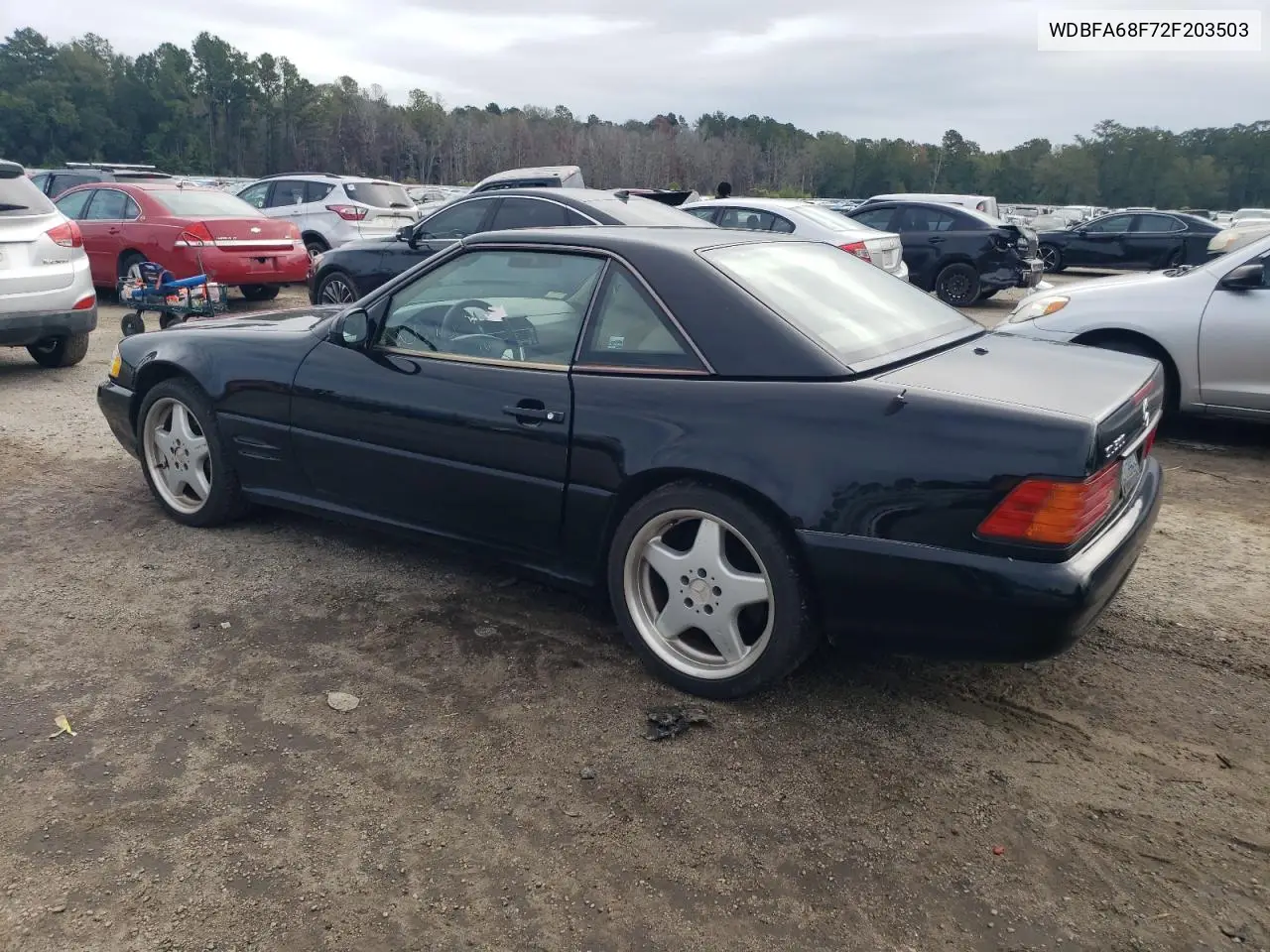2002 Mercedes-Benz Sl 500 VIN: WDBFA68F72F203503 Lot: 49415215