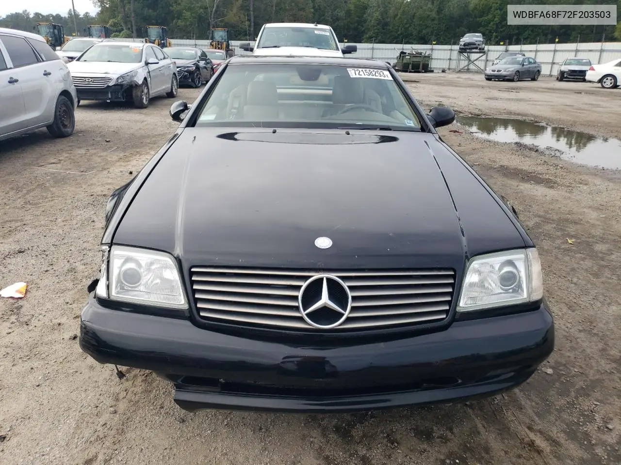 2002 Mercedes-Benz Sl 500 VIN: WDBFA68F72F203503 Lot: 49415215