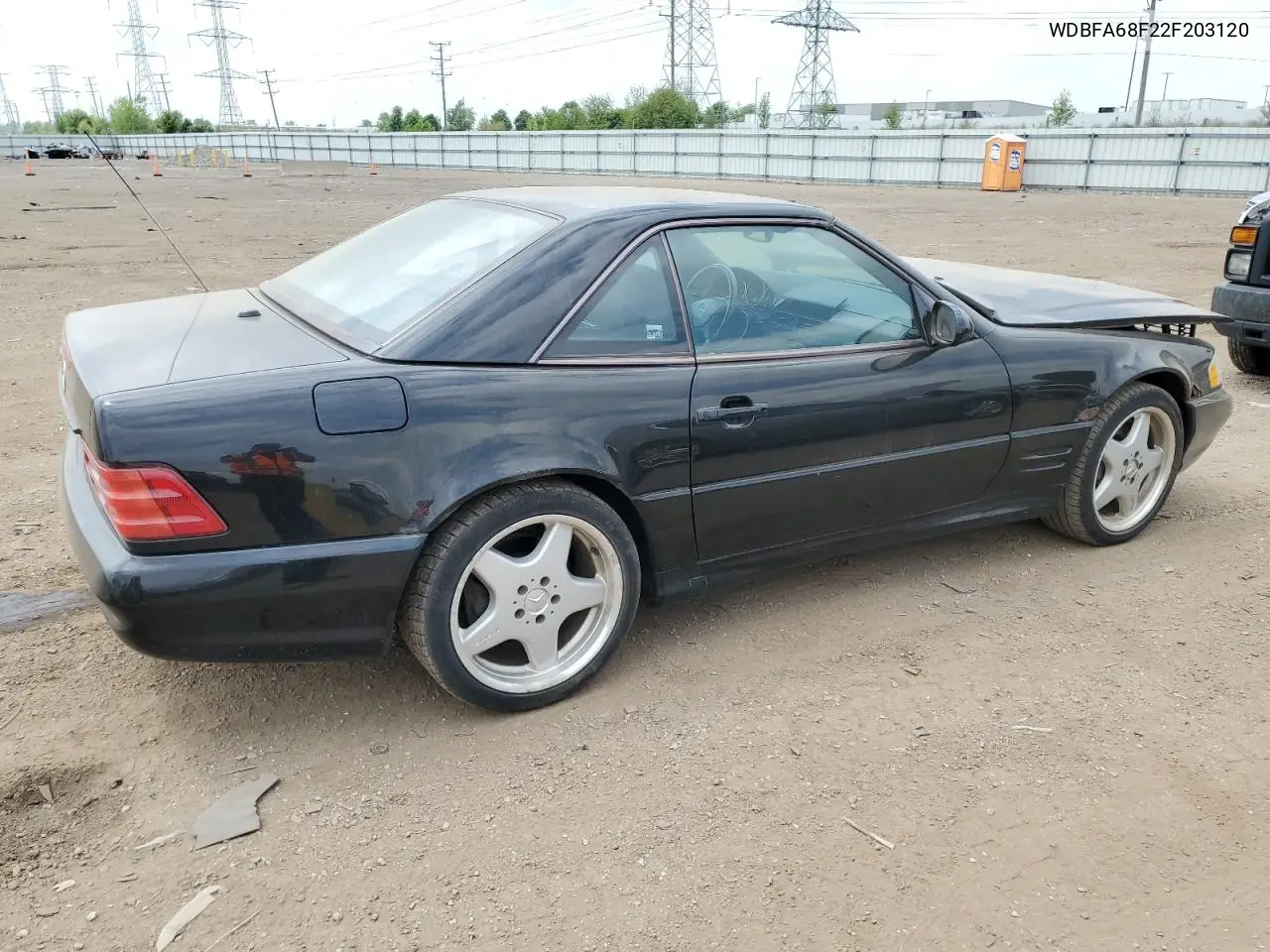 2002 Mercedes-Benz Sl 500 VIN: WDBFA68F22F203120 Lot: 56141525