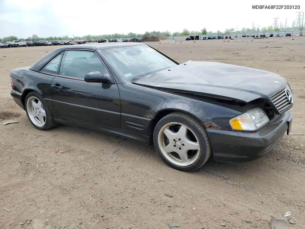 2002 Mercedes-Benz Sl 500 VIN: WDBFA68F22F203120 Lot: 56141525