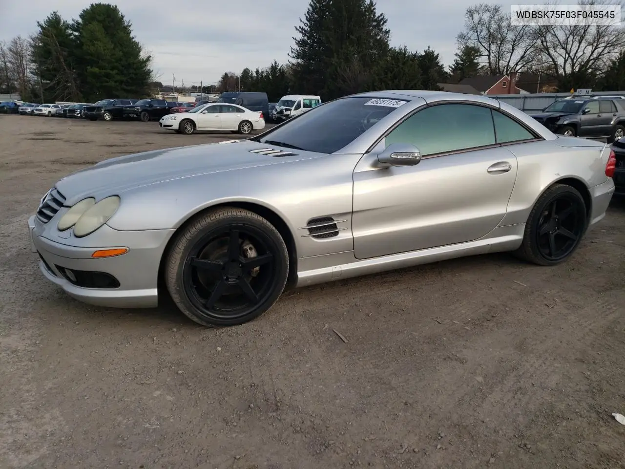 2003 Mercedes-Benz Sl 500R VIN: WDBSK75F03F045545 Lot: 49281175