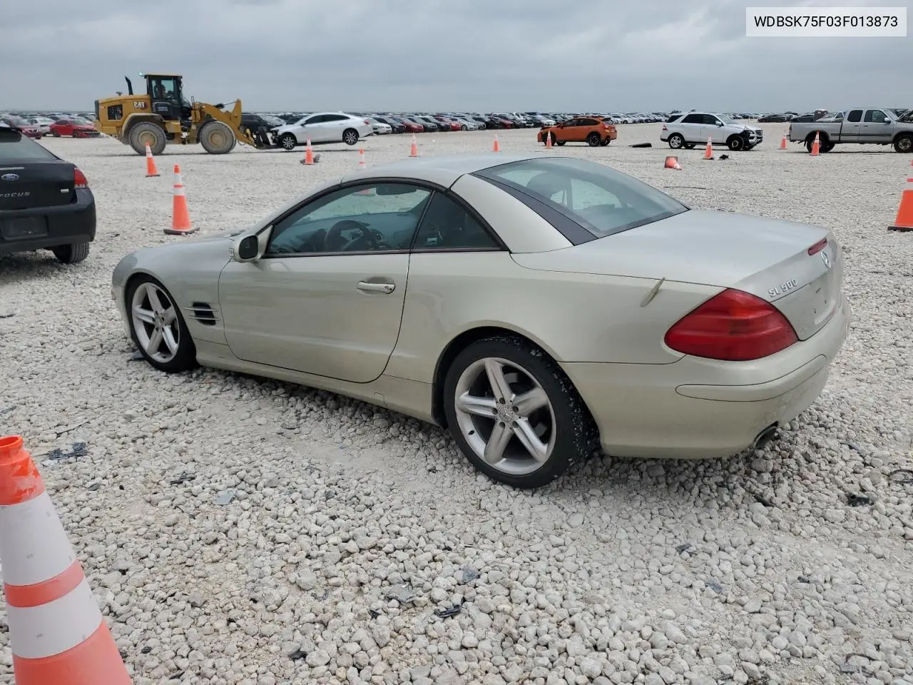 2003 Mercedes-Benz Sl 500R VIN: WDBSK75F03F013873 Lot: 55132305