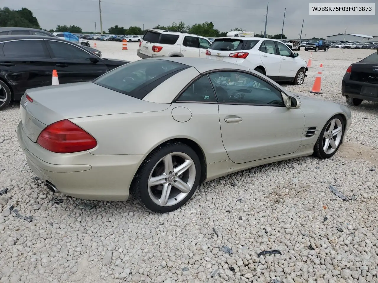 2003 Mercedes-Benz Sl 500R VIN: WDBSK75F03F013873 Lot: 55132305