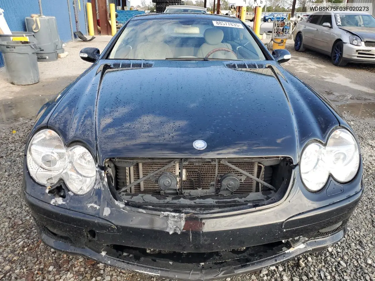 2003 Mercedes-Benz Sl 500R VIN: WDBSK75F03F020273 Lot: 55319705