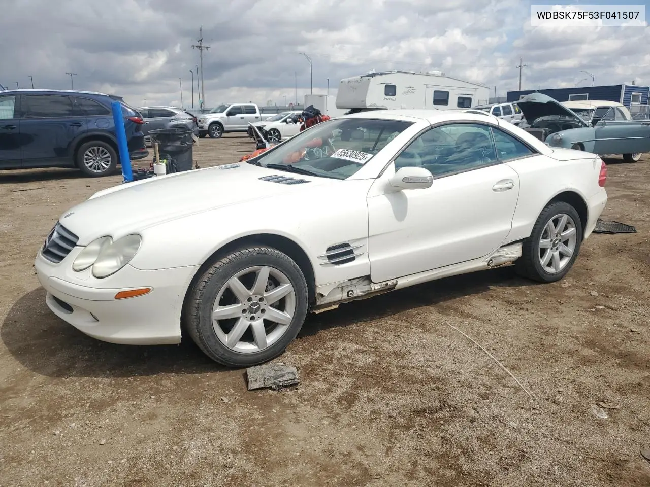 2003 Mercedes-Benz Sl 500R VIN: WDBSK75F53F041507 Lot: 55630925