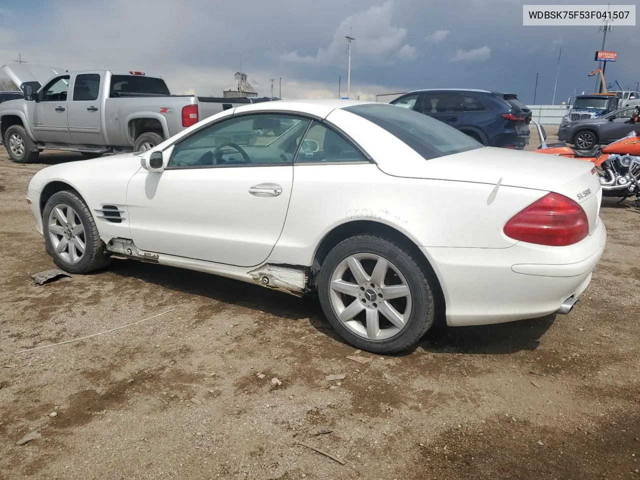 2003 Mercedes-Benz Sl 500R VIN: WDBSK75F53F041507 Lot: 55630925