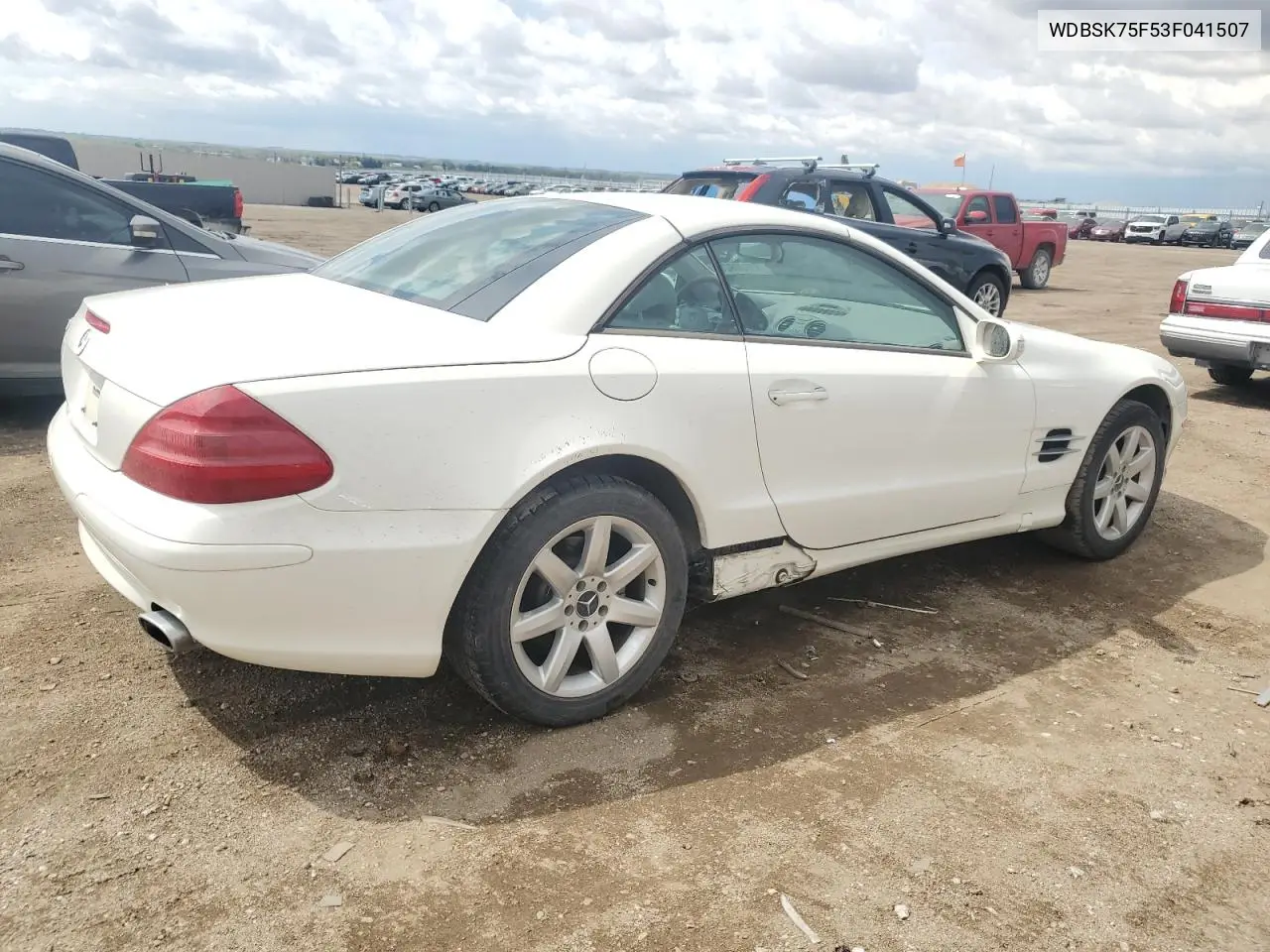 2003 Mercedes-Benz Sl 500R VIN: WDBSK75F53F041507 Lot: 55630925