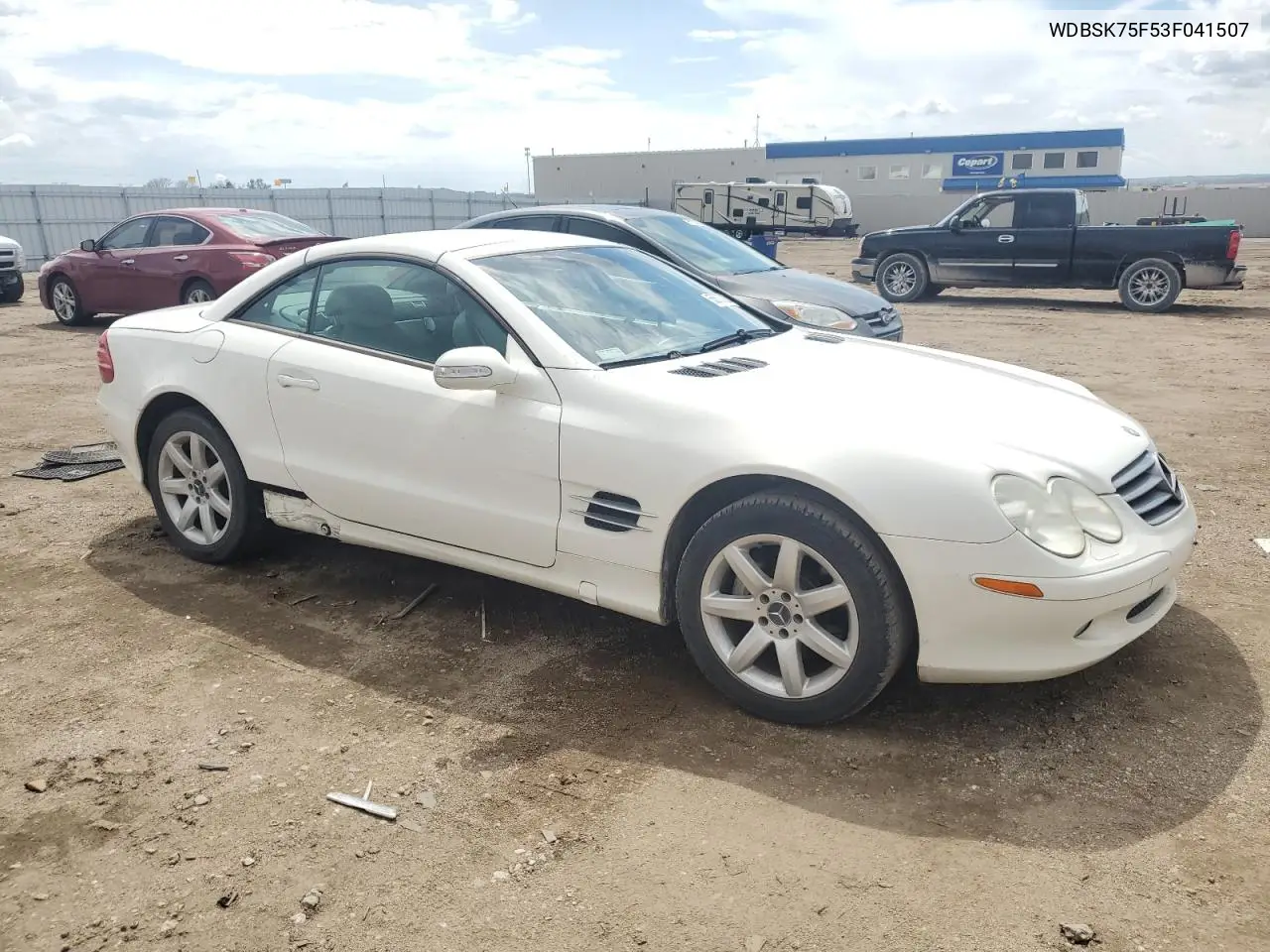 2003 Mercedes-Benz Sl 500R VIN: WDBSK75F53F041507 Lot: 55630925
