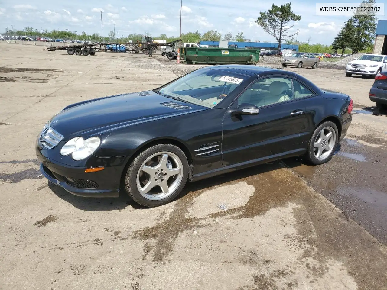 2003 Mercedes-Benz Sl 500R VIN: WDBSK75F53F027302 Lot: 56146825