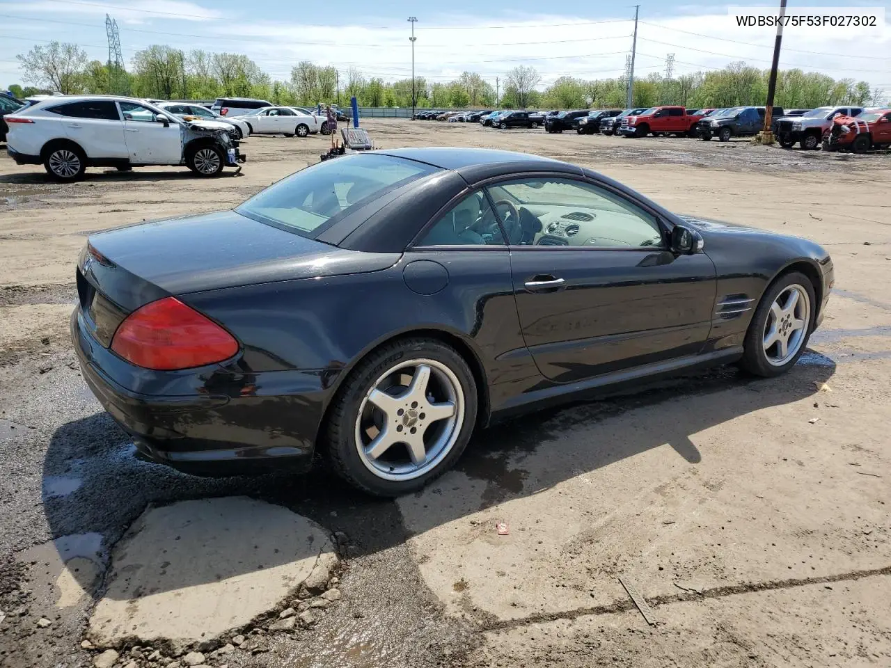 2003 Mercedes-Benz Sl 500R VIN: WDBSK75F53F027302 Lot: 56146825