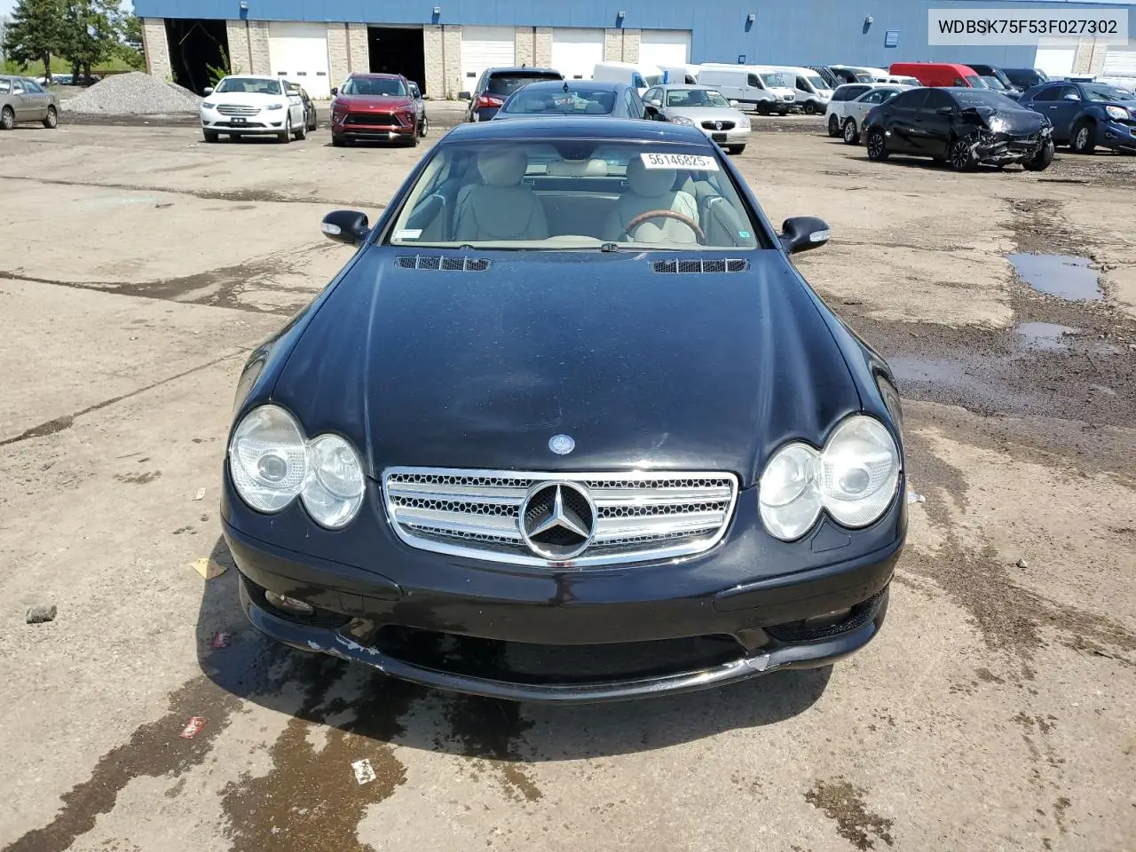 2003 Mercedes-Benz Sl 500R VIN: WDBSK75F53F027302 Lot: 56146825