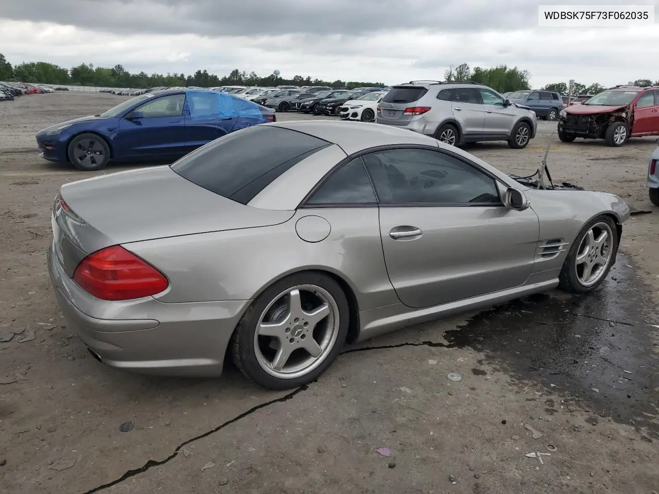 2003 Mercedes-Benz Sl 500R VIN: WDBSK75F73F062035 Lot: 56296375