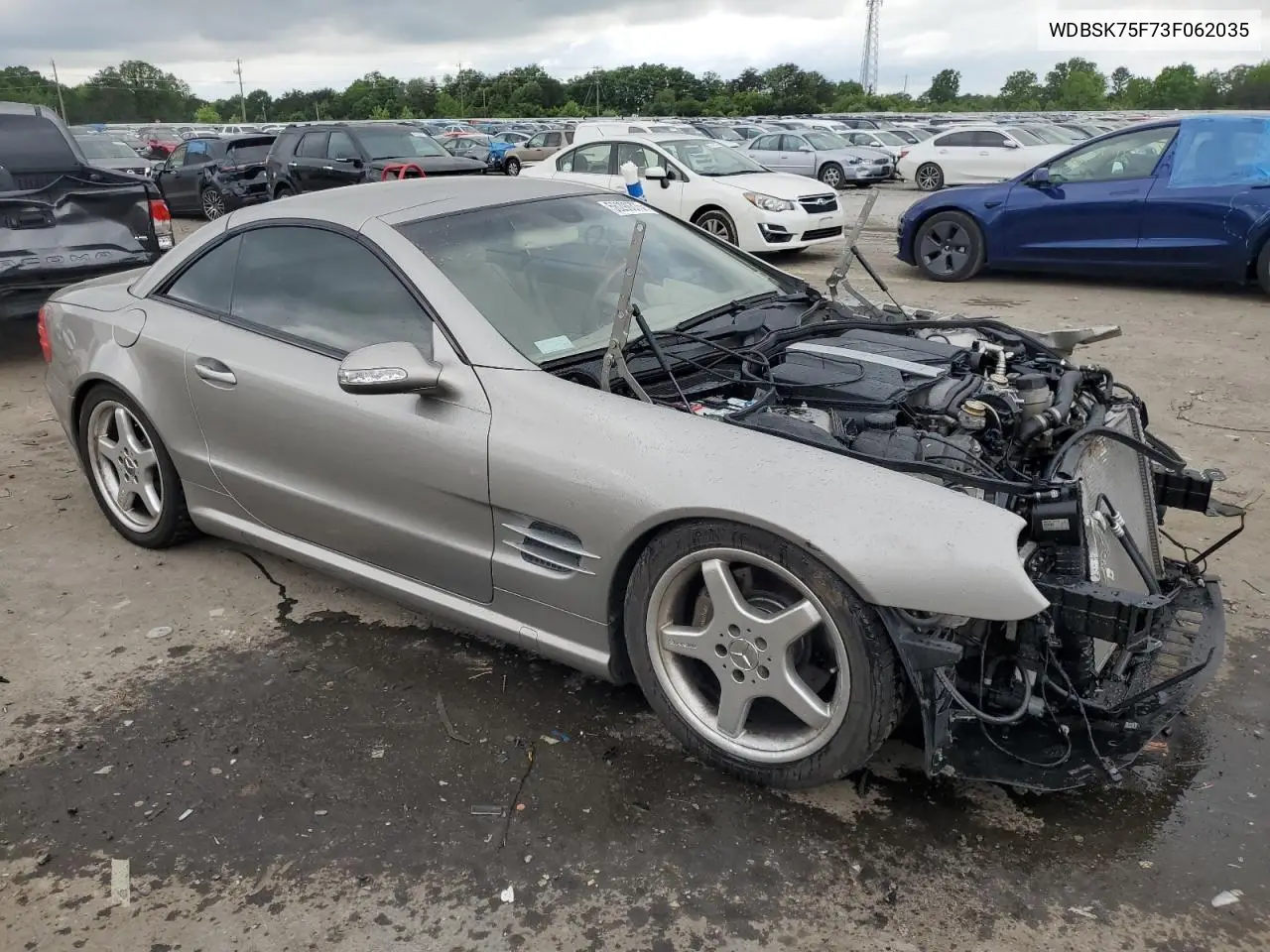 2003 Mercedes-Benz Sl 500R VIN: WDBSK75F73F062035 Lot: 56296375