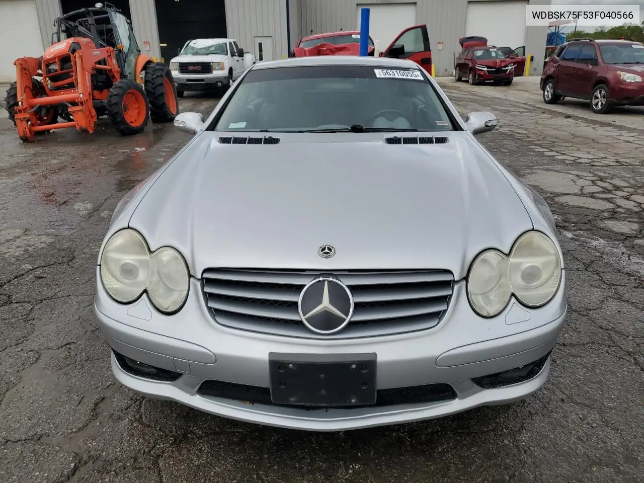 2003 Mercedes-Benz Sl 500R VIN: WDBSK75F53F040566 Lot: 56310055