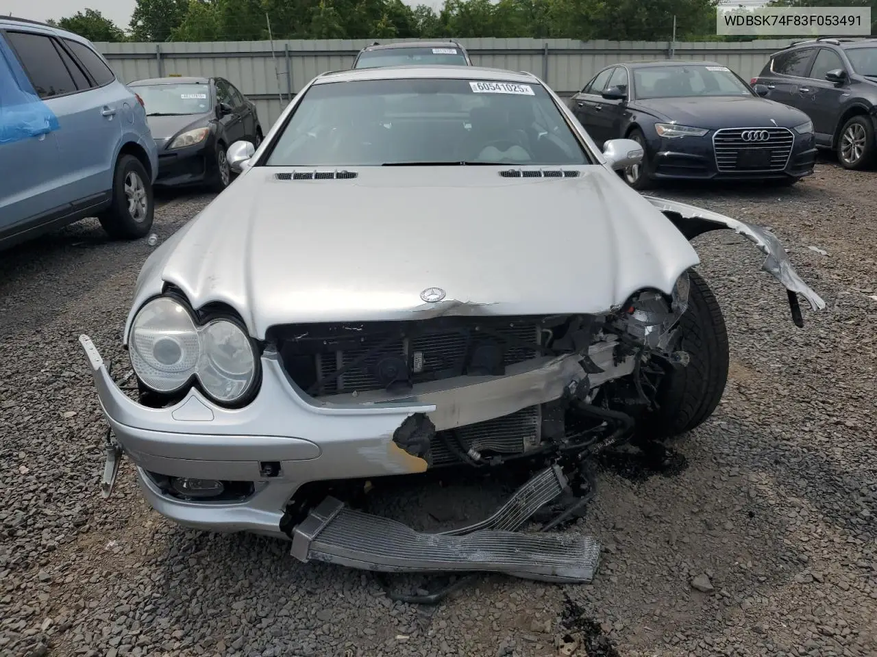 2003 Mercedes-Benz Sl 55 Amg VIN: WDBSK74F83F053491 Lot: 60541025