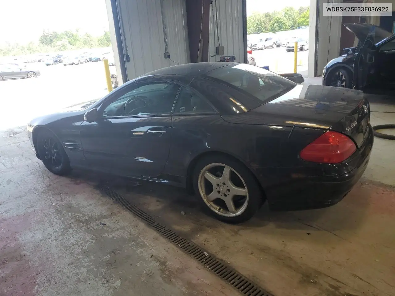 2003 Mercedes-Benz Sl 500R VIN: WDBSK75F33F036922 Lot: 60663185