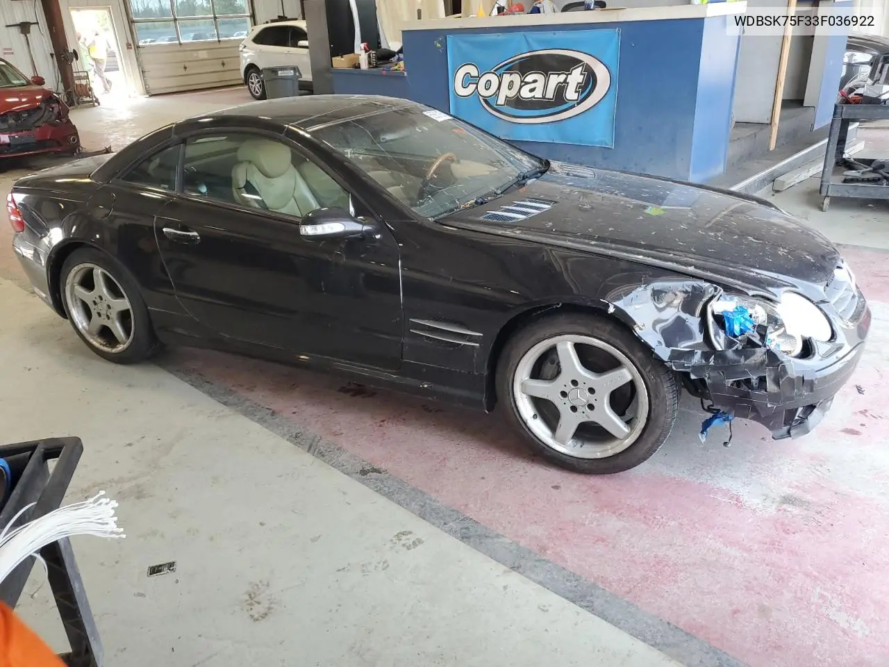 2003 Mercedes-Benz Sl 500R VIN: WDBSK75F33F036922 Lot: 60663185