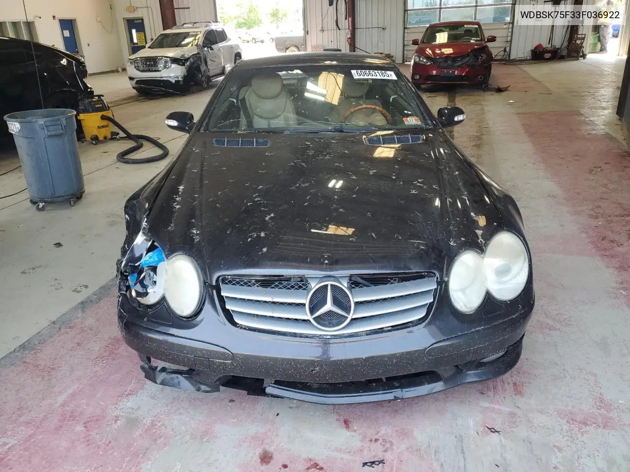 2003 Mercedes-Benz Sl 500R VIN: WDBSK75F33F036922 Lot: 60663185