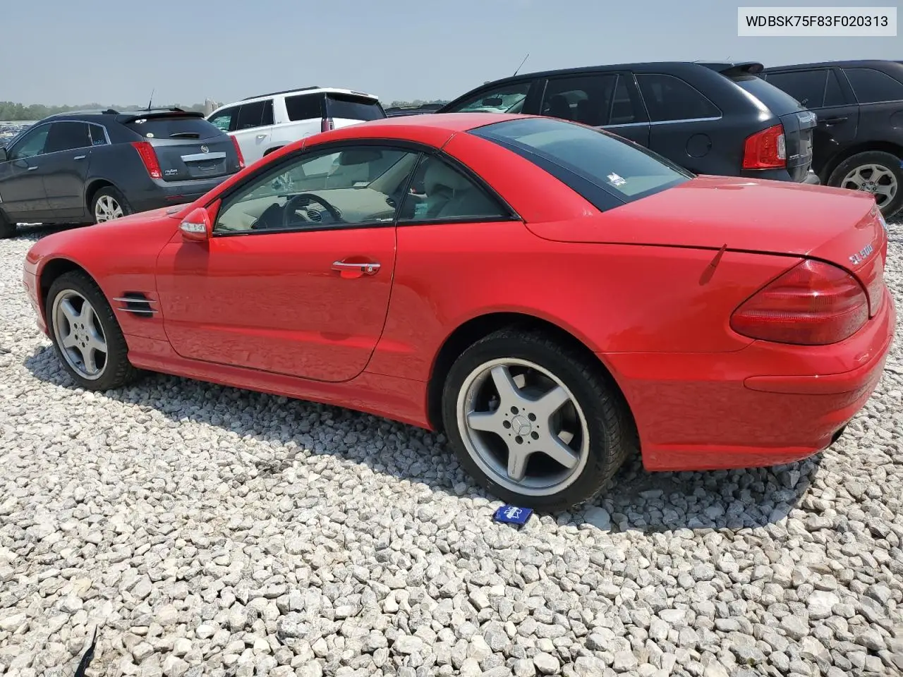 2003 Mercedes-Benz Sl 500R VIN: WDBSK75F83F020313 Lot: 60667045