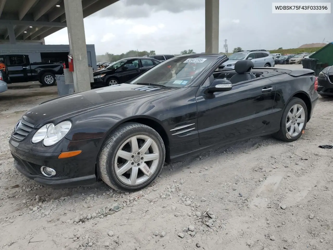 2003 Mercedes-Benz Sl 500R VIN: WDBSK75F43F033396 Lot: 62847295