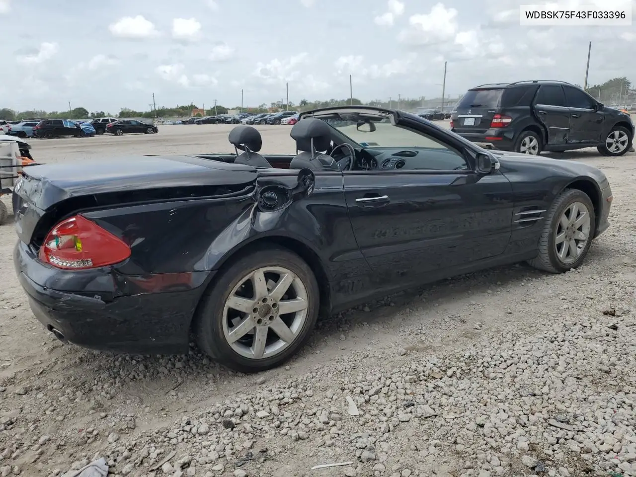 2003 Mercedes-Benz Sl 500R VIN: WDBSK75F43F033396 Lot: 62847295