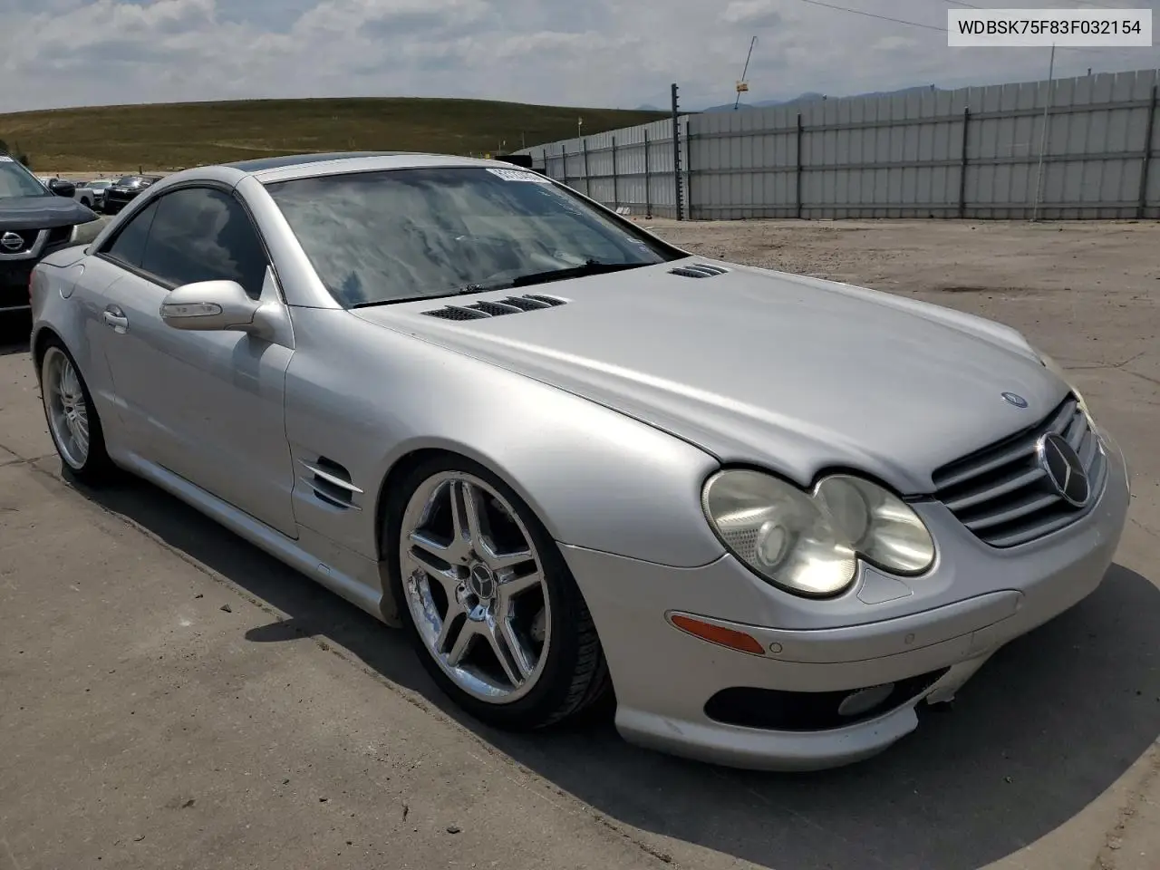2003 Mercedes-Benz Sl 500R VIN: WDBSK75F83F032154 Lot: 63123435