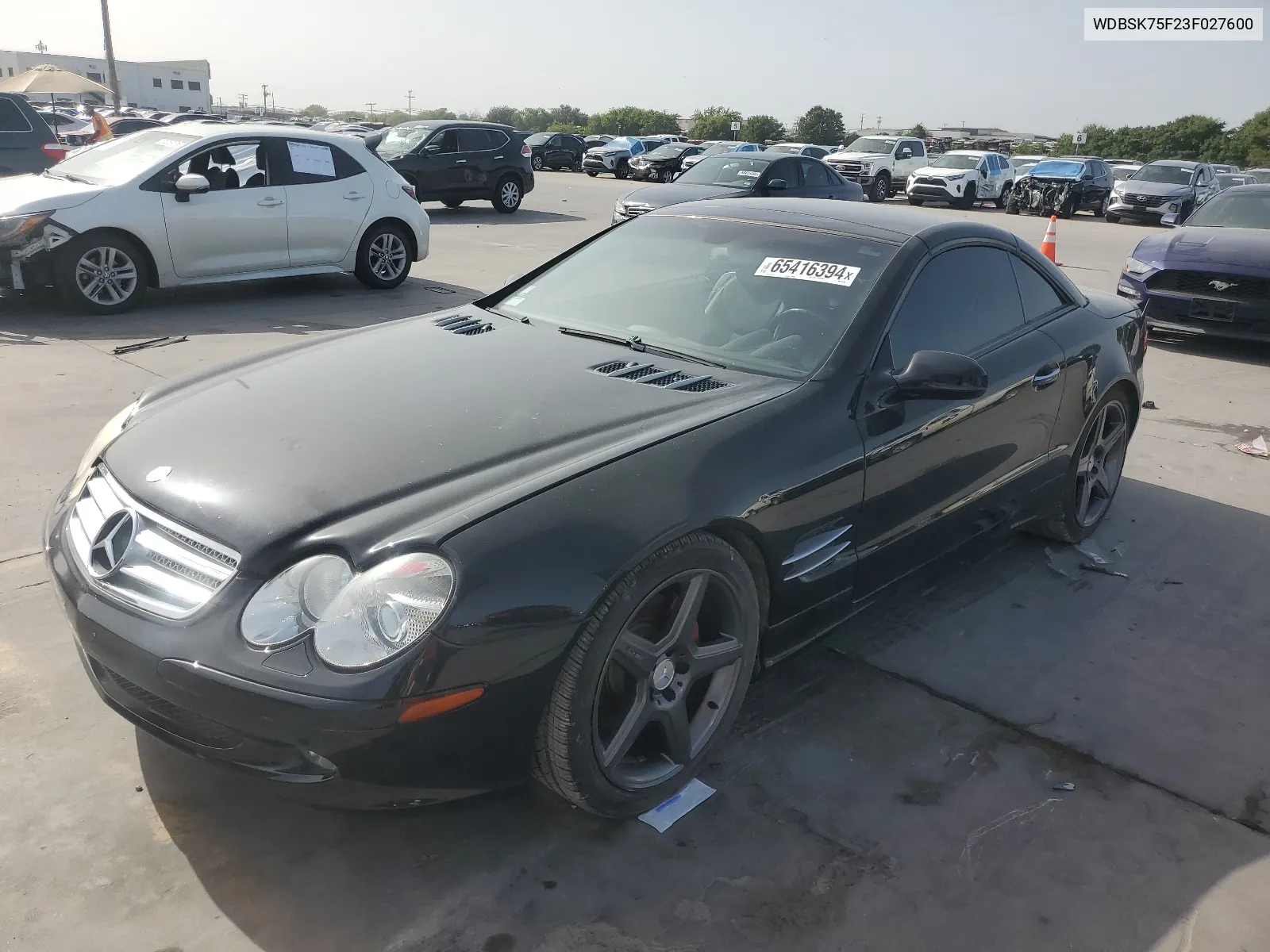 2003 Mercedes-Benz Sl 500R VIN: WDBSK75F23F027600 Lot: 65416394