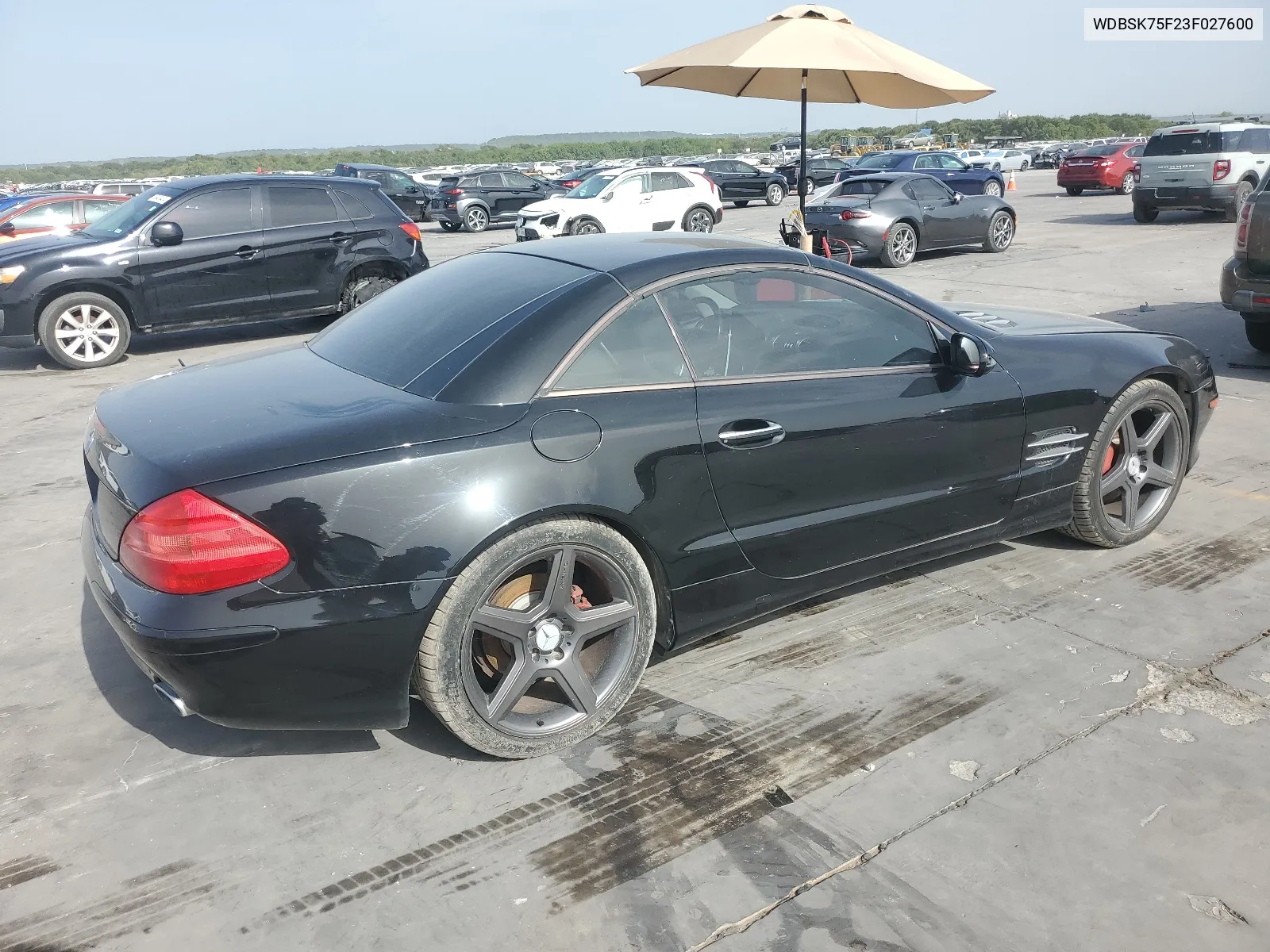2003 Mercedes-Benz Sl 500R VIN: WDBSK75F23F027600 Lot: 65416394