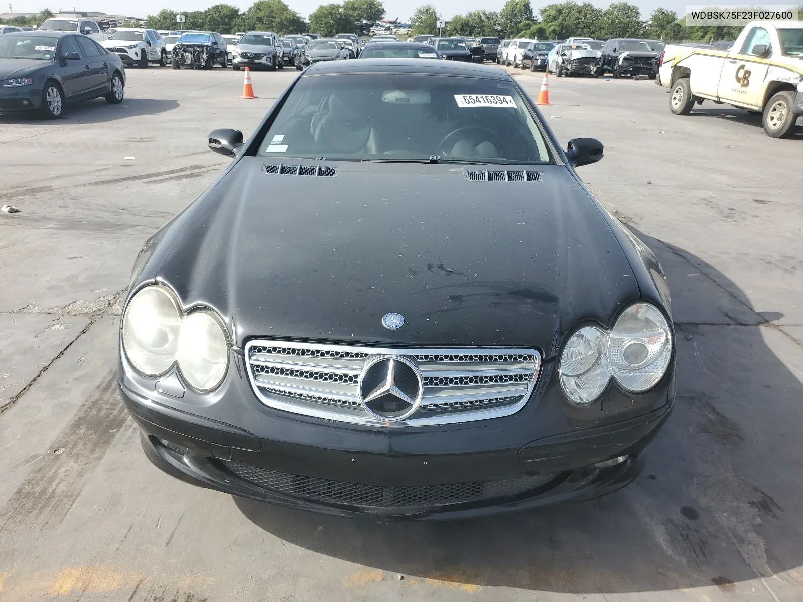 2003 Mercedes-Benz Sl 500R VIN: WDBSK75F23F027600 Lot: 65416394