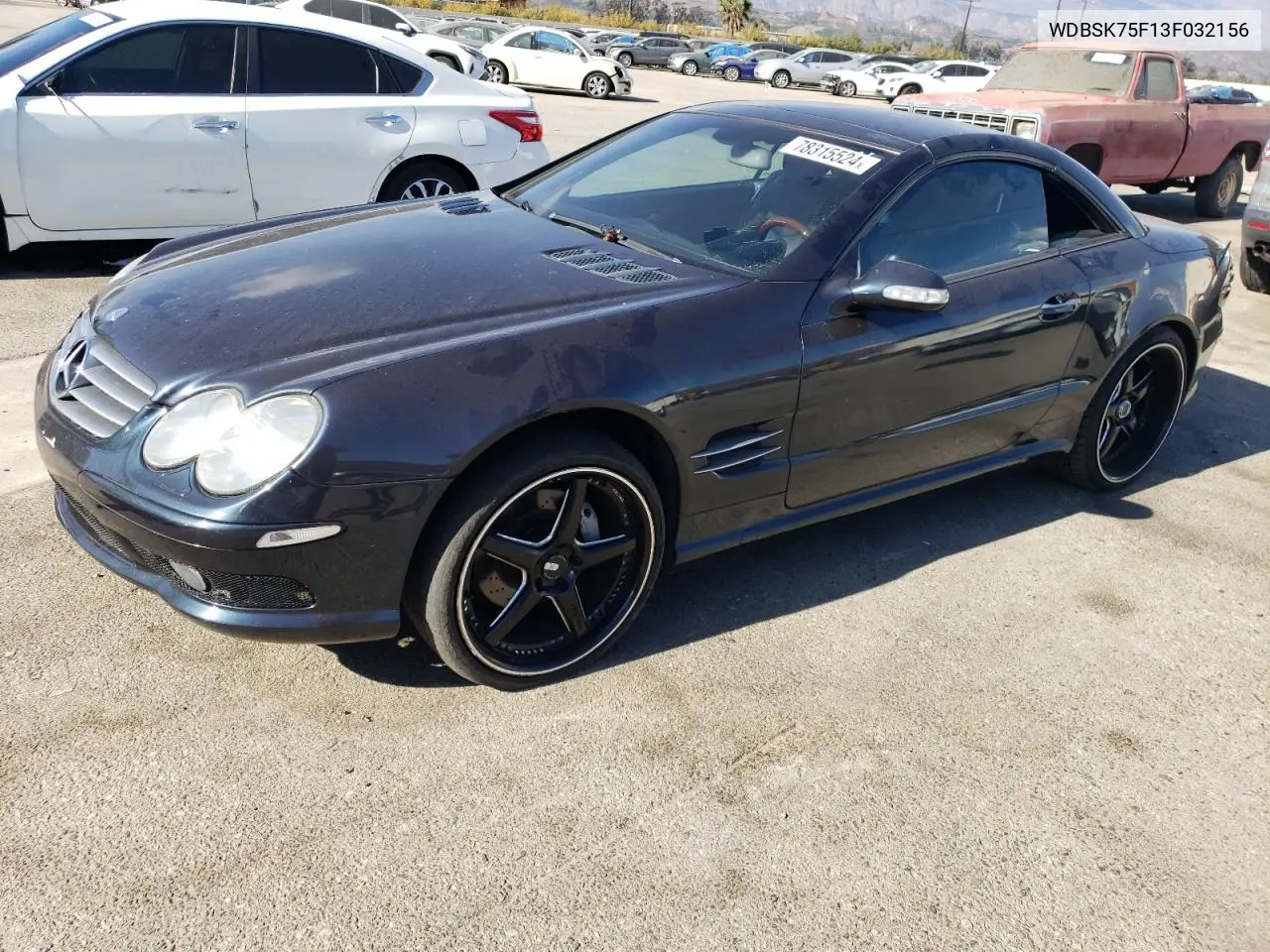 2003 Mercedes-Benz Sl 500R VIN: WDBSK75F13F032156 Lot: 78315524
