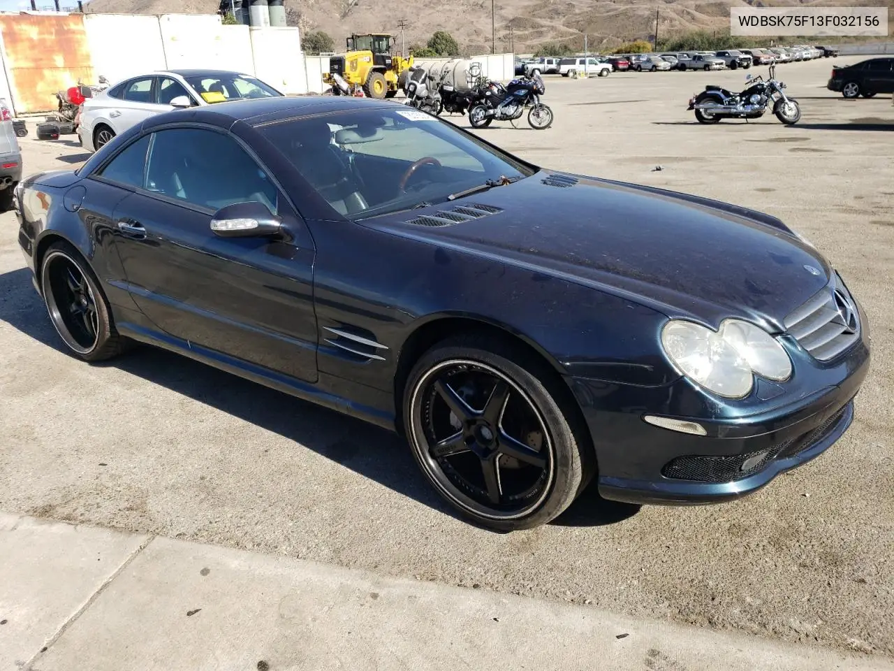 2003 Mercedes-Benz Sl 500R VIN: WDBSK75F13F032156 Lot: 78315524