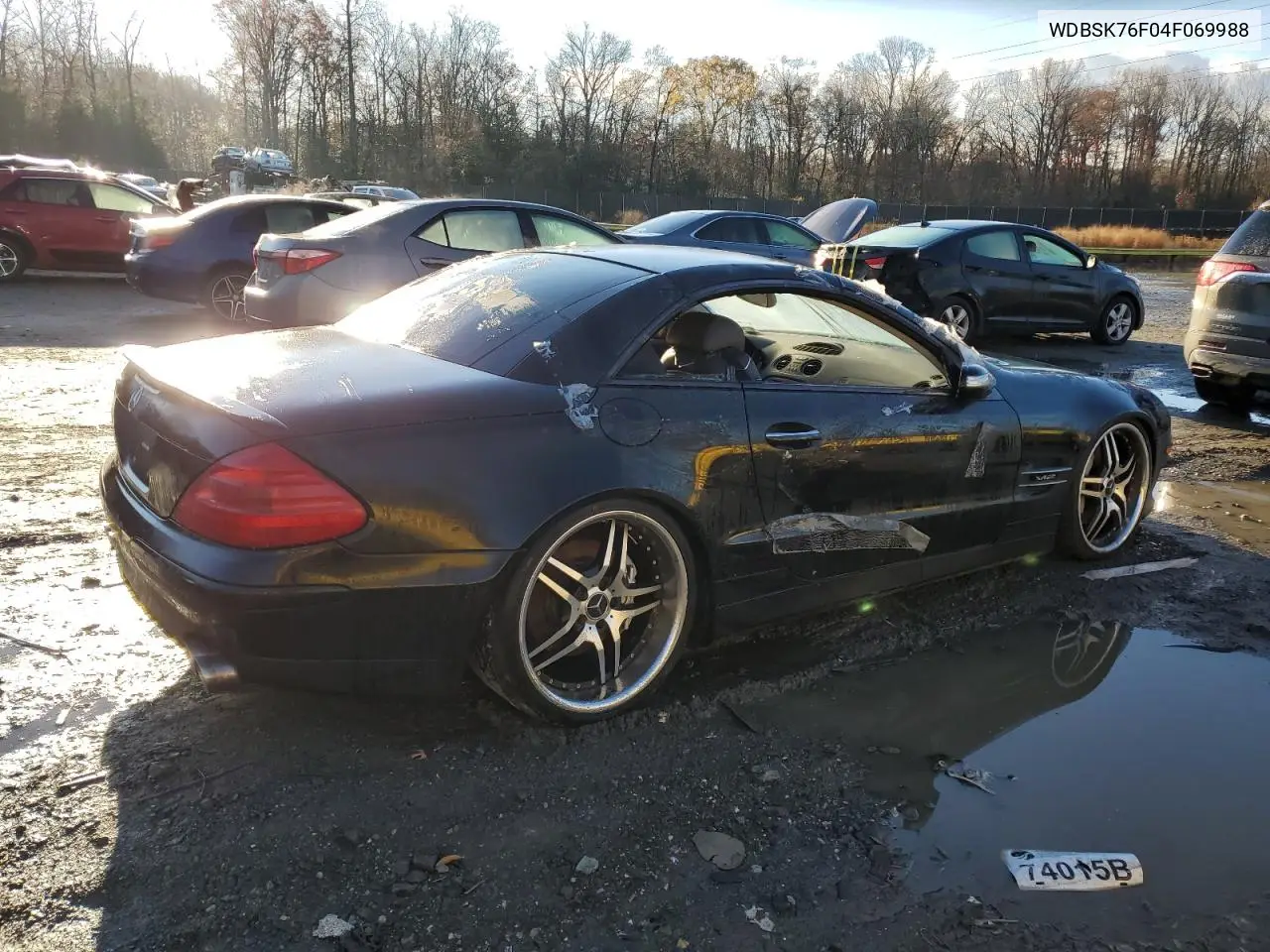 2004 Mercedes-Benz Sl 600 VIN: WDBSK76F04F069988 Lot: 41449095