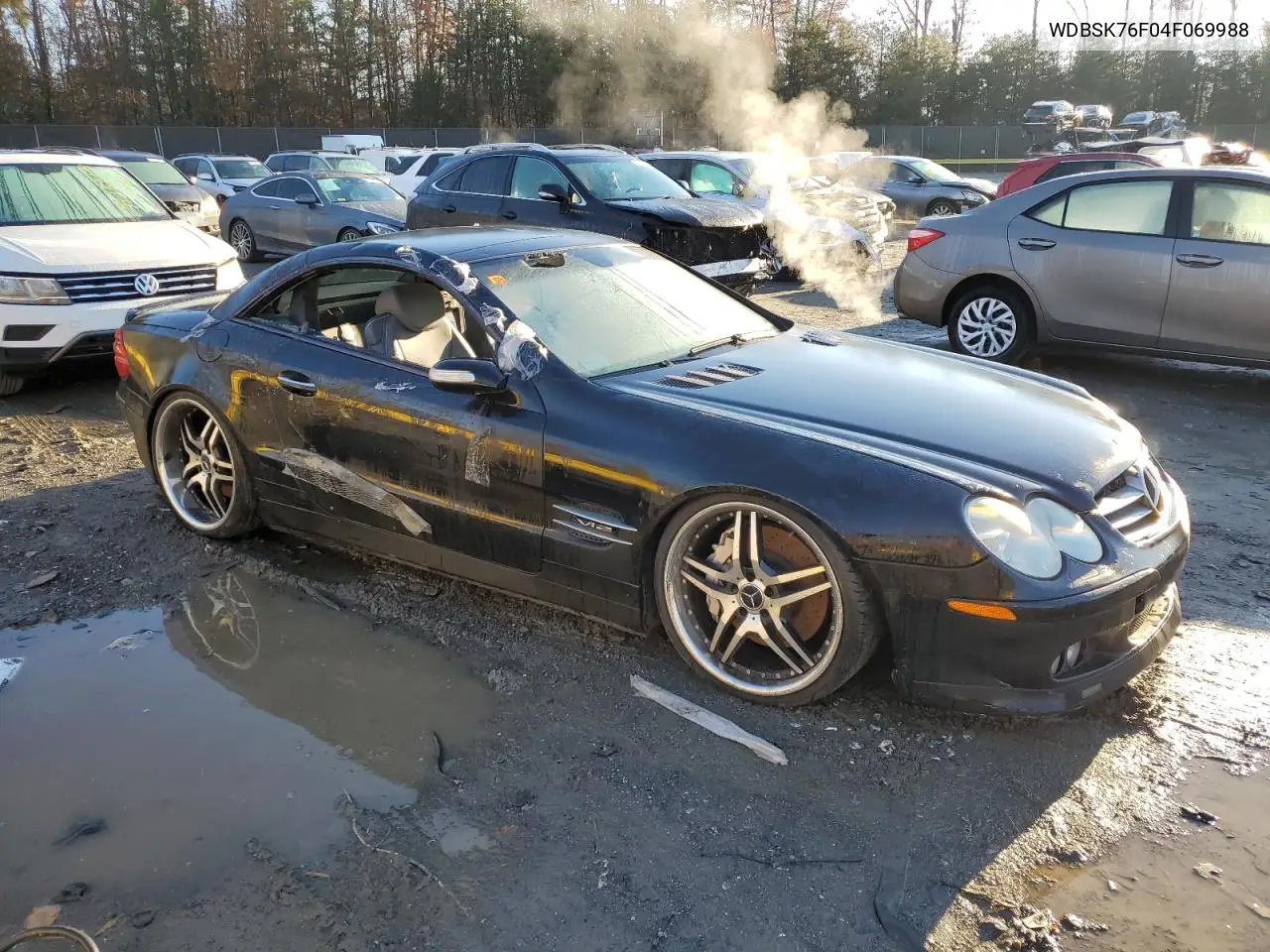 2004 Mercedes-Benz Sl 600 VIN: WDBSK76F04F069988 Lot: 41449095