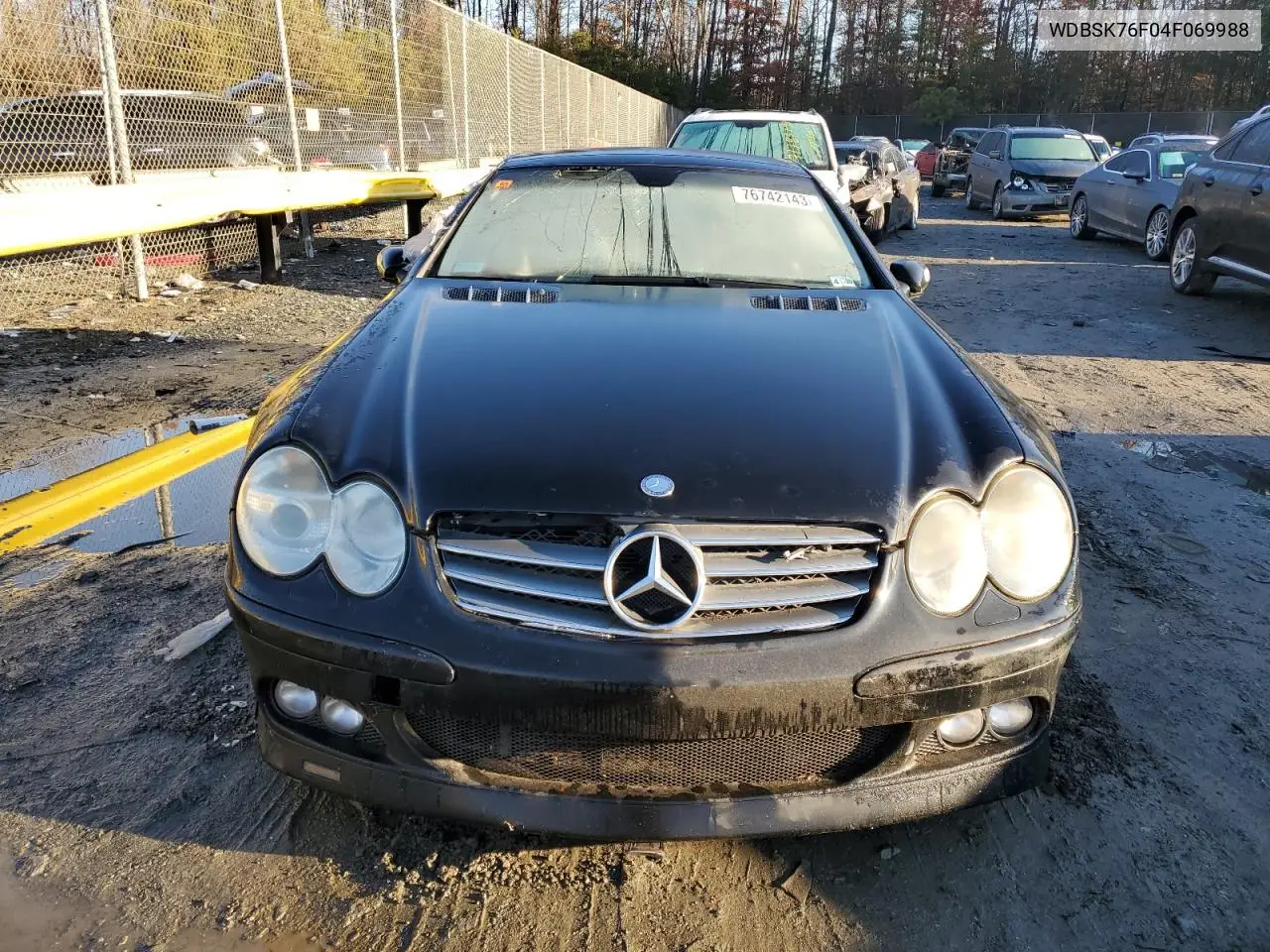 2004 Mercedes-Benz Sl 600 VIN: WDBSK76F04F069988 Lot: 41449095