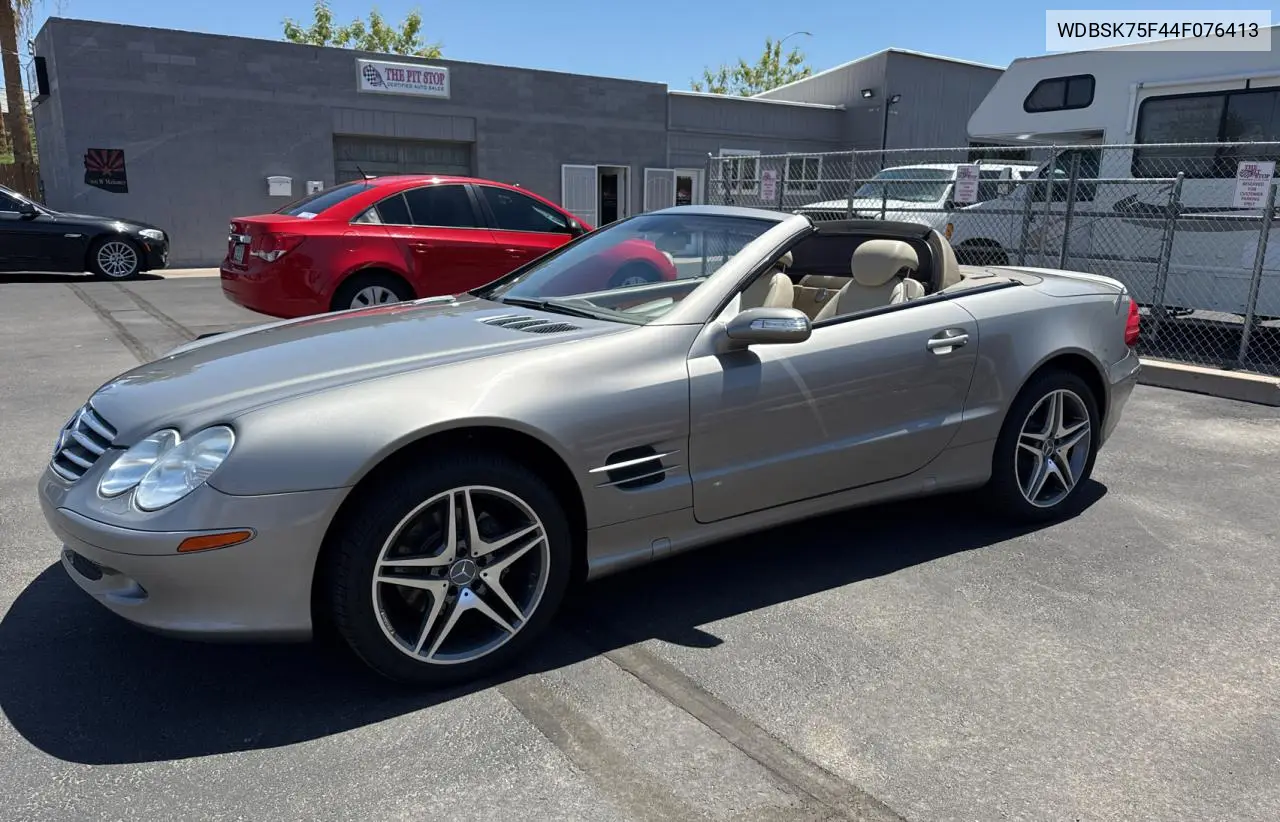 2004 Mercedes-Benz Sl 500 VIN: WDBSK75F44F076413 Lot: 54407845