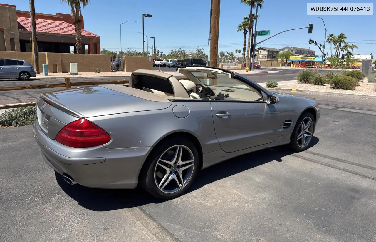 2004 Mercedes-Benz Sl 500 VIN: WDBSK75F44F076413 Lot: 54407845