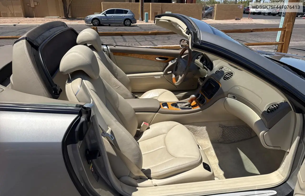 2004 Mercedes-Benz Sl 500 VIN: WDBSK75F44F076413 Lot: 54407845