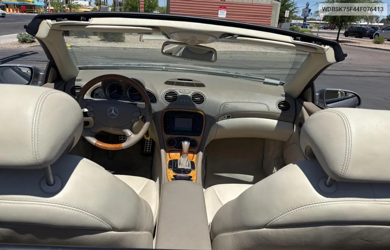 2004 Mercedes-Benz Sl 500 VIN: WDBSK75F44F076413 Lot: 54407845